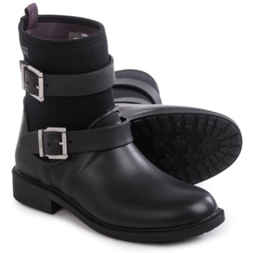 Cougar Combat-style Rain Boots